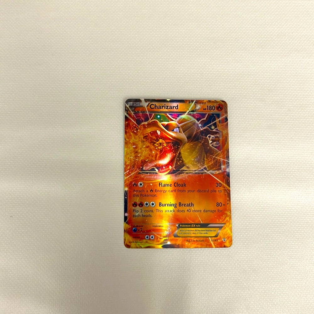 Charizard EX pokémon card